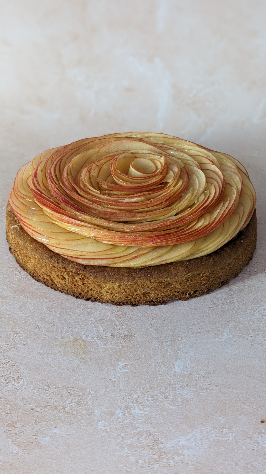 Tarte aux pommes et caramel